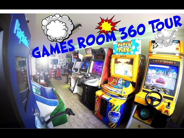 Real 360 tour 4k - GAMES ROOM XTOM1 - Man Caves episode 3
