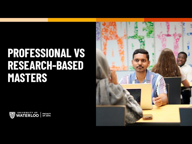 Professional vs Research-Based Masters Programs