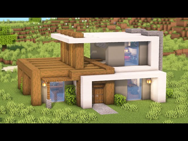 Minecraft: How To Build a Modern Survival House | Tutorial