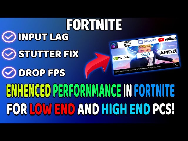 Fortnite : TF Optimizer🔥 | Boost FPS & Increase Performance on Low-end PC. Nvidia/AMD/Intel Fortnite