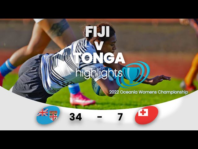 Fiji vs Tonga_2022 Womens Oceania Rugby Championship