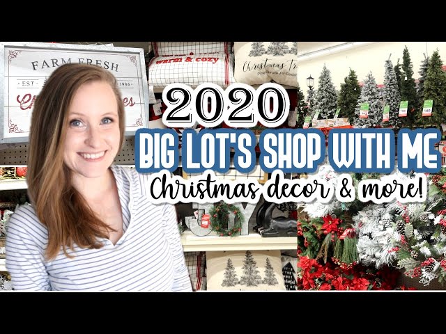 BIG LOTS SHOP WITH ME | BIG LOTS CHRISTMAS DECOR 2020