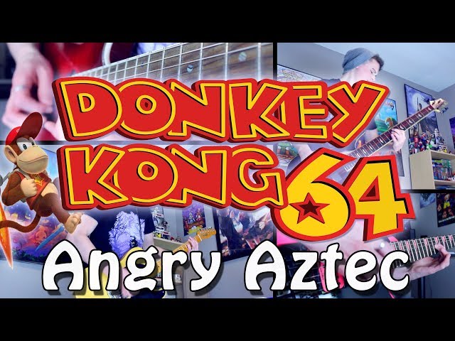 Angry Aztec - Donkey Kong 64 (Rock/Metal) Guitar Cover | Gabocarina96