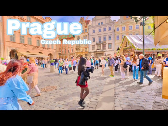 Prague, Czech Republic 🏰 - 2024 - 4k HDR 60fps Walking Tour