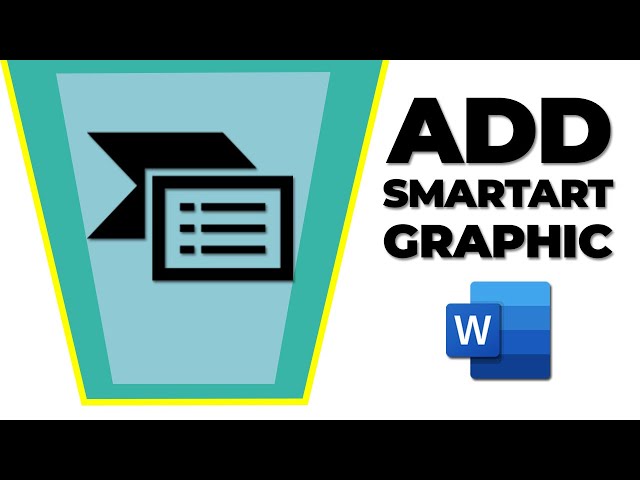 How to add SmartArt graphic in Microsoft word