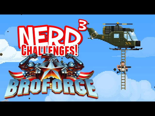 Nerd³ Challenges! Pacifist Run - Broforce