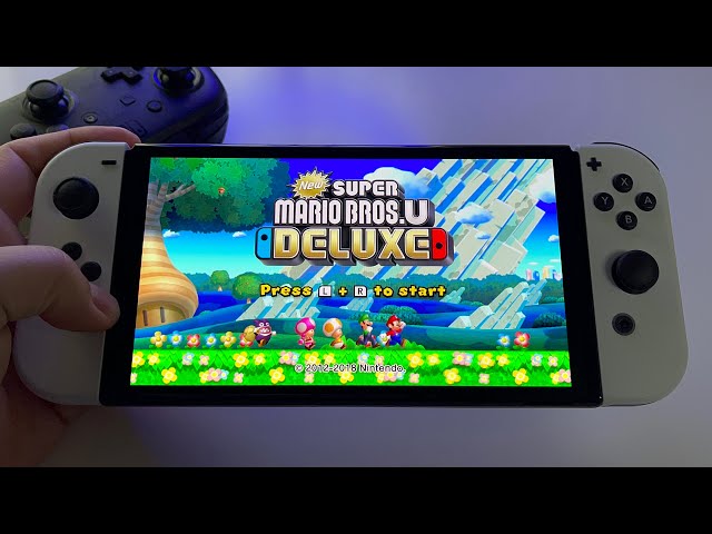 New Super Mario Bros. U Deluxe - is it worth it? | Nintendo Switch OLED gameplay