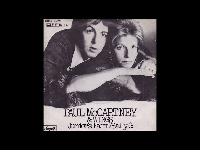 Paul McCartney & Wings - Junior's Farm (Single Version) - Vinyl recording HD