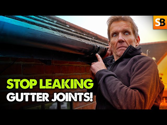 Fixing a Leaking Gutter - Proper Job, No Mastic!
