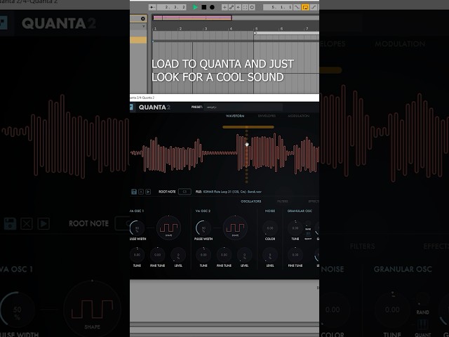 Making A Cool Sound With Quanta Vst (Granular Synthesis)