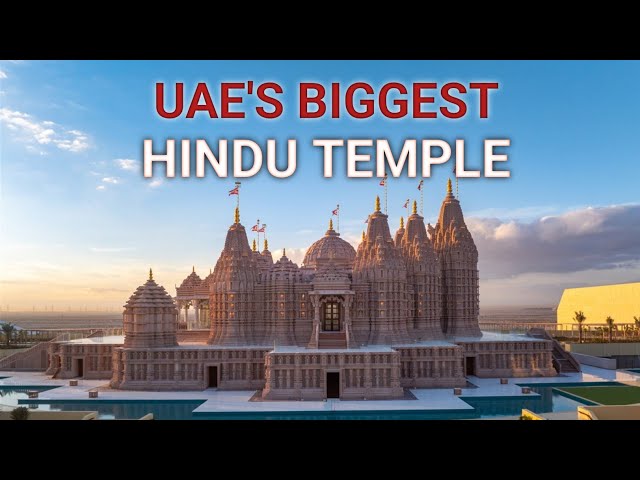 WOW ! Amazing Hindu Temple in Abudhabi | UAE'S BIGGEST temple
