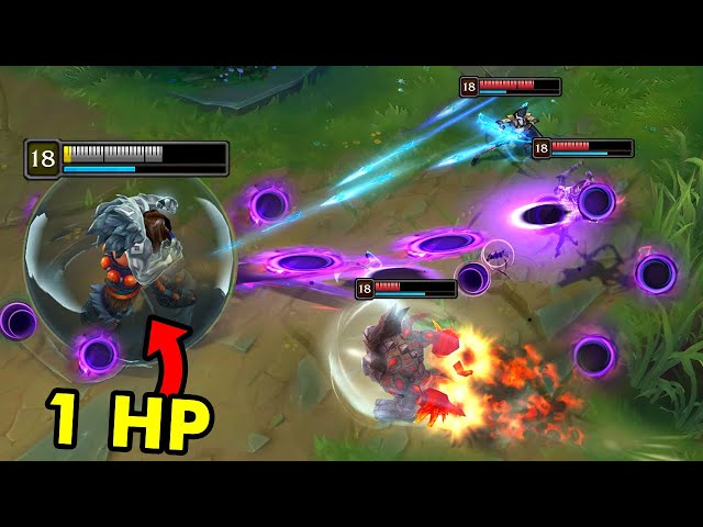 When LOL Players Hit 1 HP But REFUSE To Die...