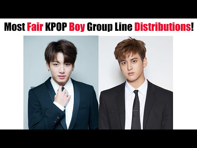 TOP 10 Most Fair KPOP Boy Group Line Distributions!