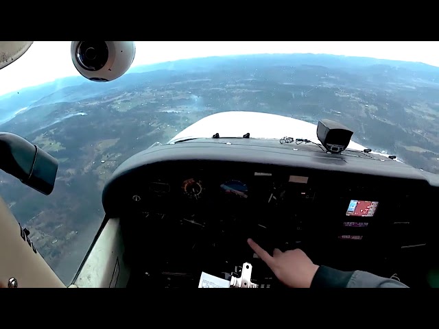 DMEARC headcam cockpit view DME 아크ㅣC172P