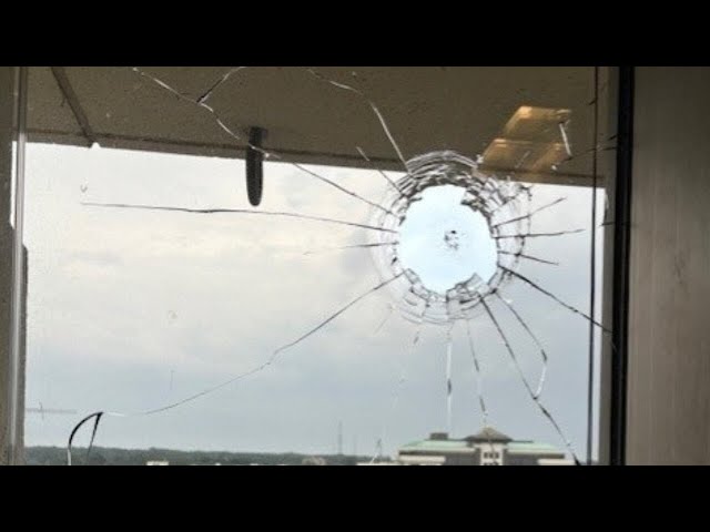 Downtown Montgomery office building hit by gunfire