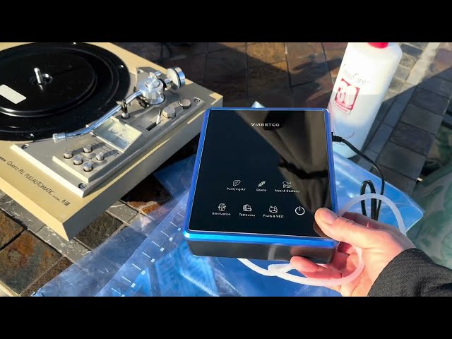 Retrobrite process applied to Pioneer PL-560 turntable to remove yellowing