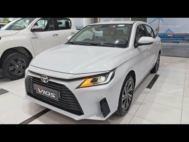 The all new Toyota Vios 2024 - White Color |  First Look!