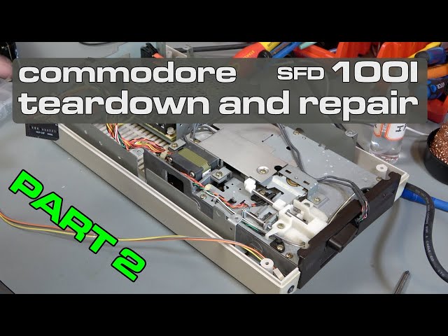 Commodore SFD 1001 Drive Teardown and Repair: Part 2