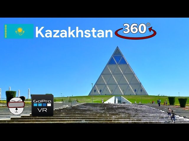 🌍 360° Pyramid Of Peace | Astana, Kazakhstan 🇰🇿【GoPro VR Travel | 360 Video】