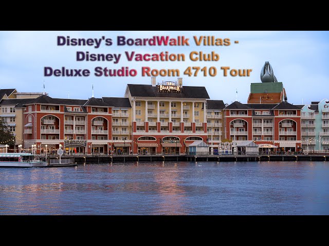 Disney's BoardWalk Villas - Disney Vacation Club Deluxe Studio Room 4710 Tour 3D VR180