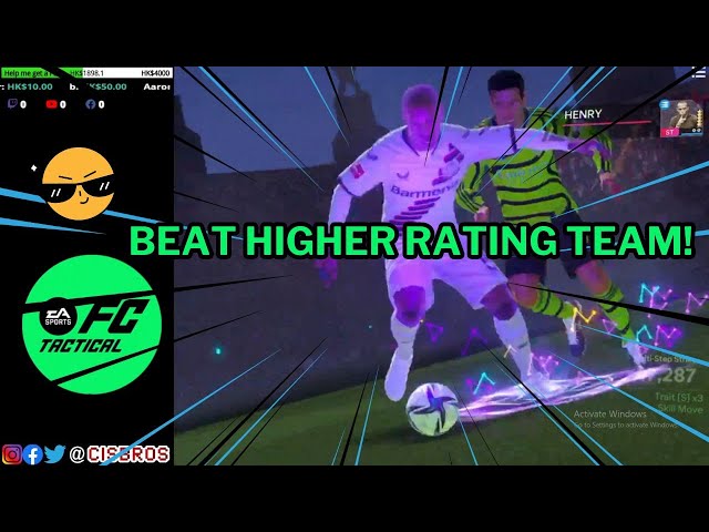 EA SPORTS FC Tactical Gameplay THEIRRY HENRY BAYER LEVERKUSEN SEASON 10 RANKED MATCH HIGHLIGHTS!