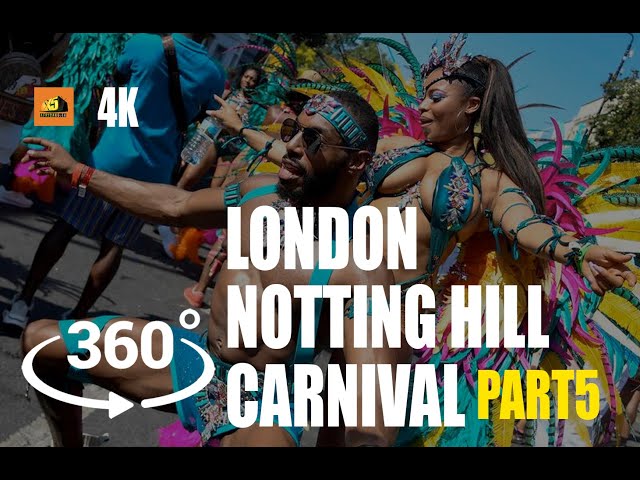 VR 360 Video 4K of London Notting Hill Carnival 2022 (PART5)