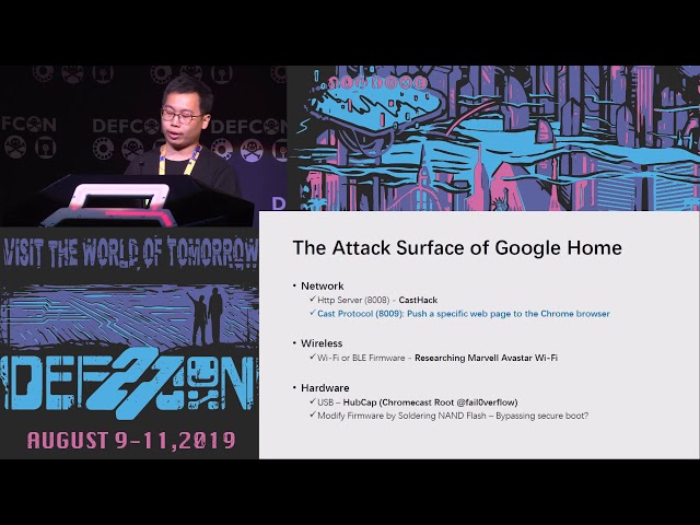 Wenxiang Qian - Breaking Google Home Exploit It with SQLite - DEF CON 27 Conference