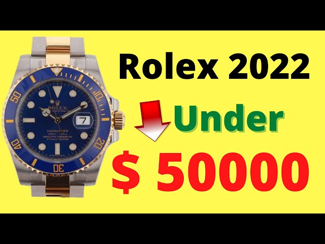 Rolex 2022 4 price now under 50000 watch