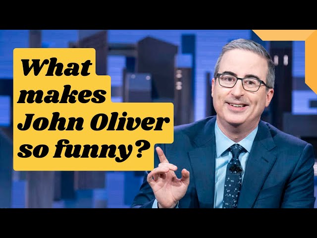 What Makes John Oliver So Funny?