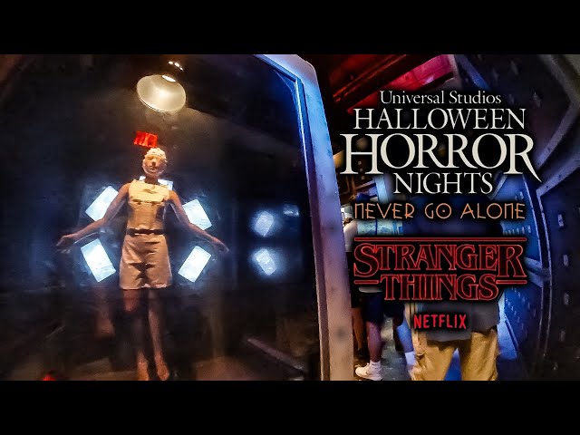 2023 Stranger Things Haunted House 4K POV HHN 32 Universal Studios Florida