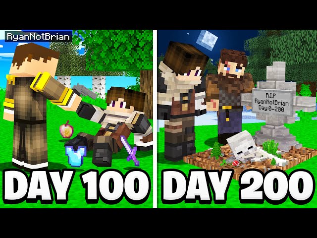 I Spent 200 Days as a Minecraft Bandit...