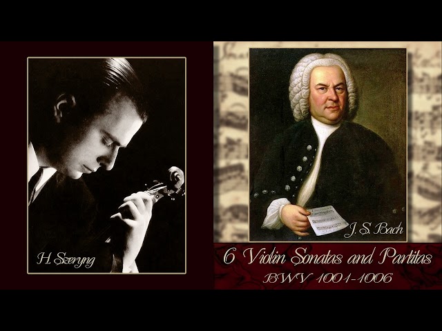 Henryk Szeryng - J.S. Bach: Sonatas and Partitas for Solo Violin, BWV 1001–1006. Rec. 1952