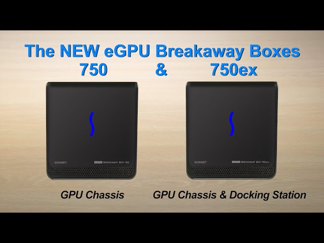 The NEW eGPU Breakaway Boxes 750 & 750ex - Product Overview