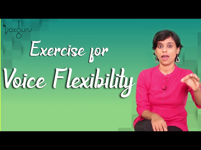 How to make your voice flexible? | VoxGuru ft. Pratibha Sarathy