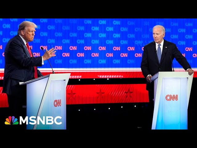 Watch the first 2024 presidential debate in 3 minutes