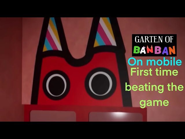 My first time beating Garten of Banban (ending)
