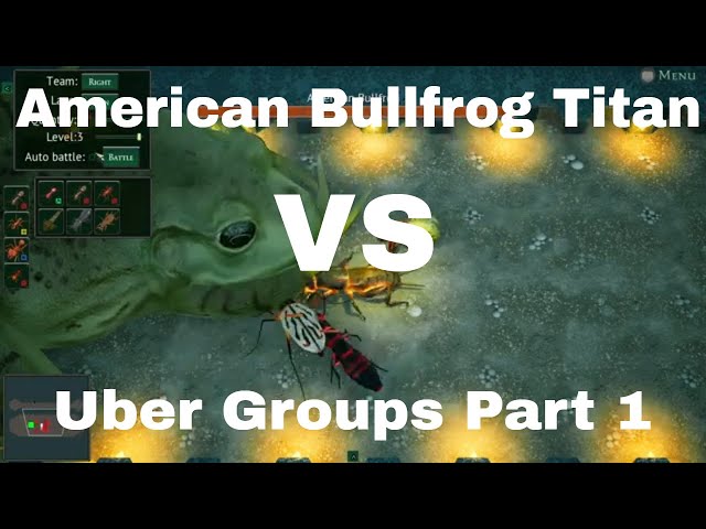 Empires of the Undergrowth - American Bullfrog Titan VS Uber Groups Part 1