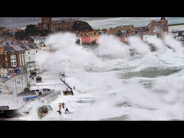 Huge Storm Noa Waves Hits Cornwall, England, UK | Storm Noa