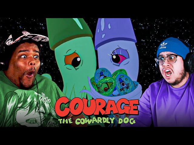 SPACE SQUIDS! | Courage the Cowardly Dog Season 4 Episode 10 GROUP REACTION