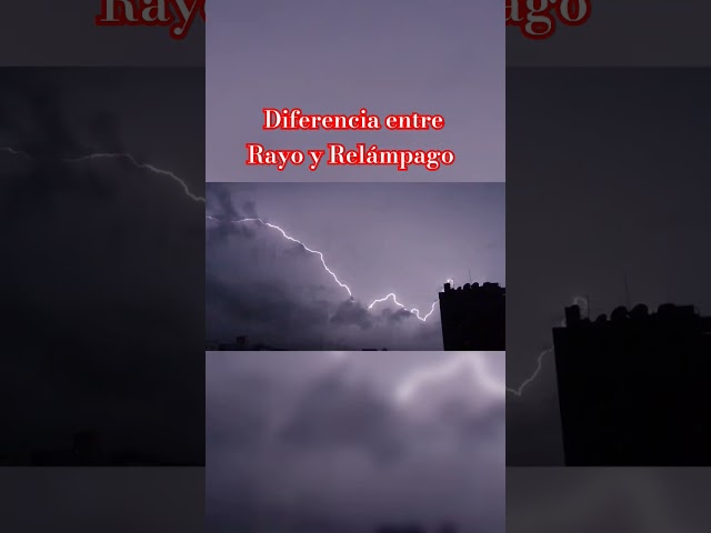 diferencias entre rayo, relámpago #viral #mundo #videos #shorts #rayos #tormenta #discovery #ciencia