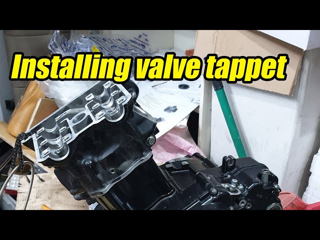 Single cylinder 250cc valve clearance adjustment(How to rebuild 4 stroke engine on 250cc)