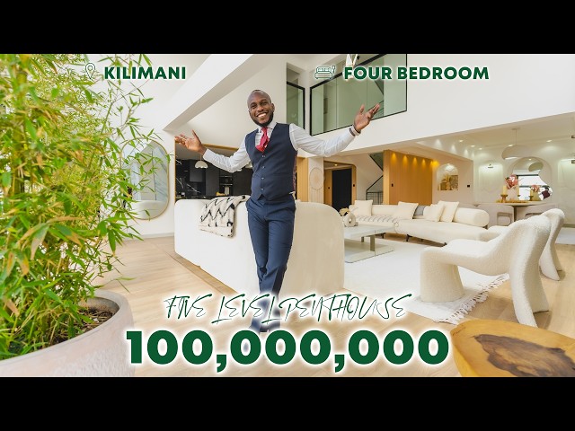Inside The Sexiest 💰100,000,000 4-Bed, Five Level Penthouse Kilimani | Nairobi | Kenya #realestate