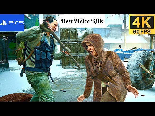 No Return Grounded | Best Melee Kills By Manny In TLOU2 Remastered Ps5 |