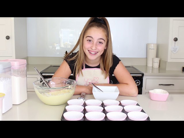 MY FIRST EVER VIDEO | Baking Cotton Candy Cupcakes | LilyBakes