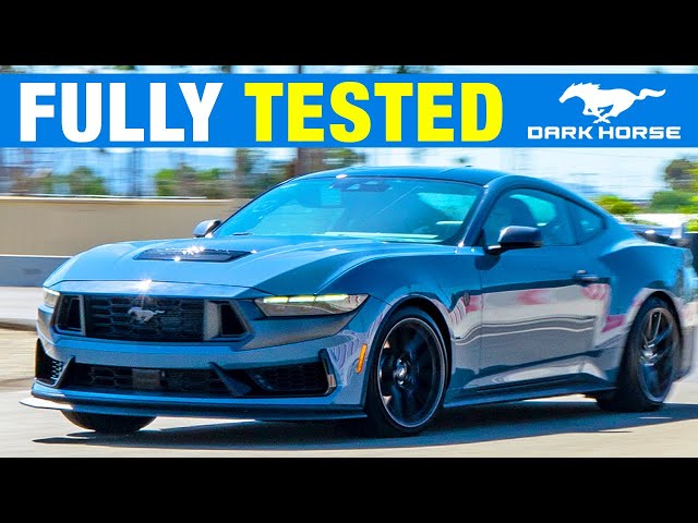 TRACK TESTED: 2024 Ford Mustang Dark Horse