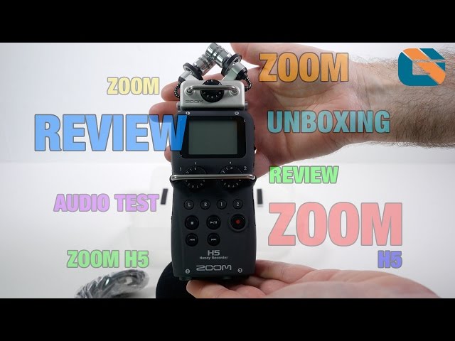 Zoom H5 Audio Recorder Unboxing - Audio Test & Review @zoomuk #ZoomH5