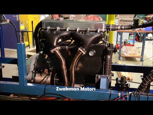 Jaguar ss100 engine test