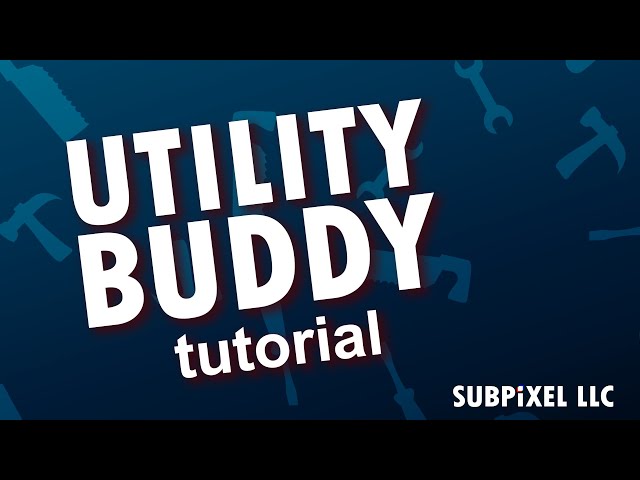 Utility Buddy for After Effects Tutorial