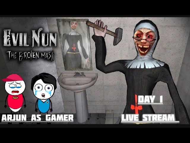 Evil Nun Game |  Escape Live |  Horror Game Like A Granny | Day 1 😬| Arjun As Gamer
