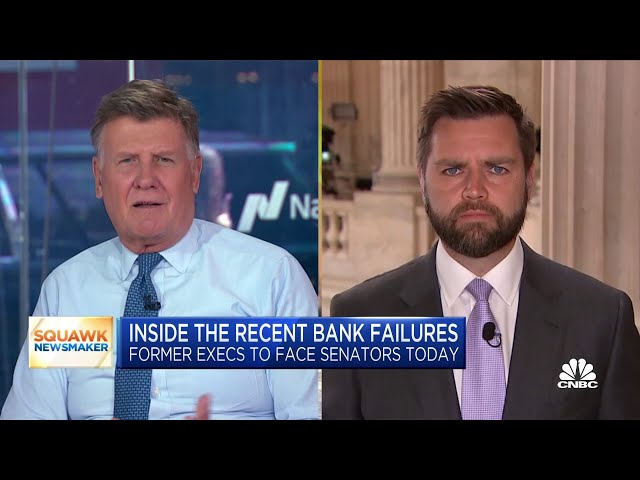 Sen. J.D. Vance on recent bank failures: FDIC 'changed the rules' in the middle of the game